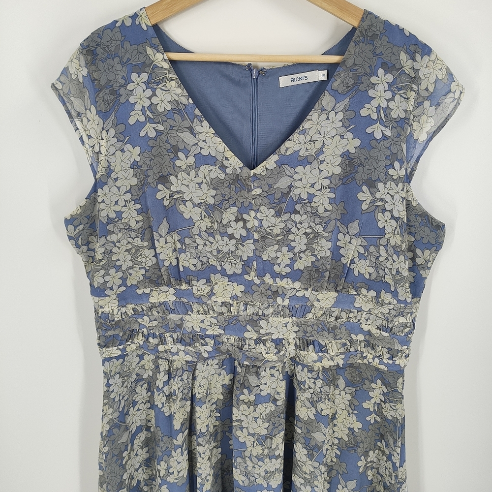 Ricki's | chiffon printed dress - Picture 3 of 6